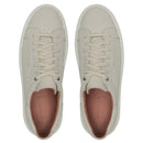 TÊNIS MASCULINO CASUAL EM COURO BEGE - CREME