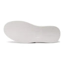 Tênis Masculino Casual Em Couro Branco - PRETO