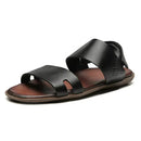 SANDÁLIA MASCULINA CASUAL EM COURO - SKAR PRETO